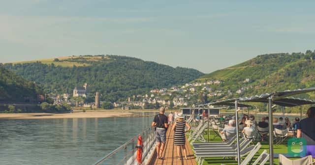 The Sun Deck of Scenic Jasper in the Rhine Gorge, July 2026