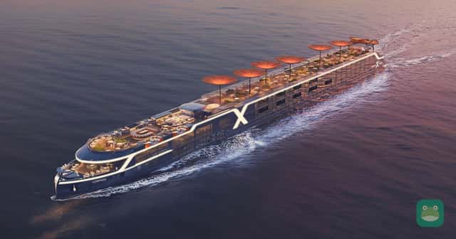 A Celebrity rendering of Celebrity Compass, the first ship for Celebrity River Cruises.