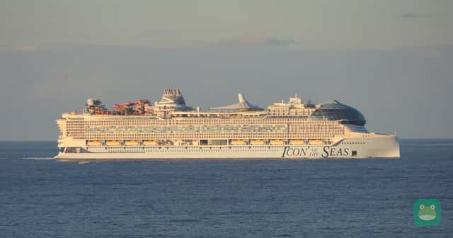 Royal Caribbean's Icon of the Seas off Puerto Rico in 2025 (representative photo)