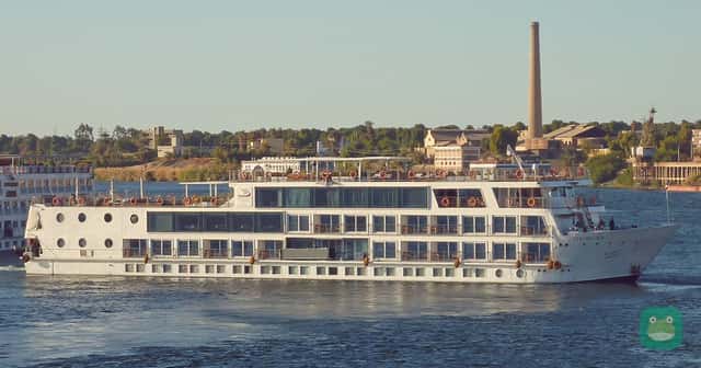 Viking Ra on the Nile at Kom Ombo, 2024. Photo: Wolfgang Fricke, CC BY 3.0, via Wikimedia Commons