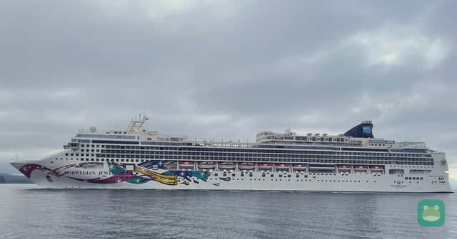Norwegian Jewel, the ship for the April 2027 Chefs Making Waves sailing, near Icy Strait Point, Alaska, in July 2022.