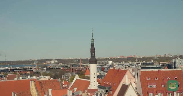 Northern Europe — red rooftops of Tallinn Old Town, Estonia