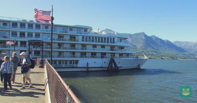 American Harmony at the Port of Kalama on the Columbia River, 2023