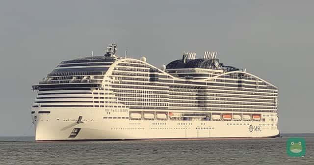 MSC World Europa at Saint-Nazaire, June 2022