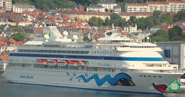 AIDAcara in Bergen, Norway, 2009