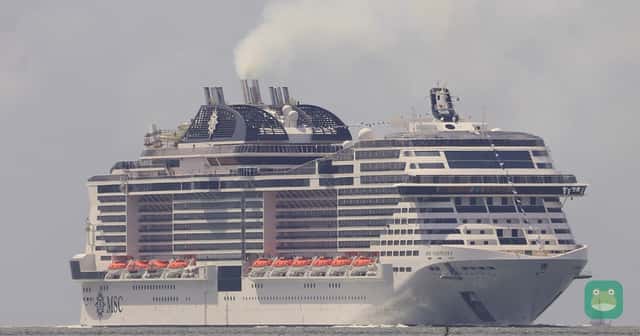 MSC Virtuosa entering Southampton Water, 2021