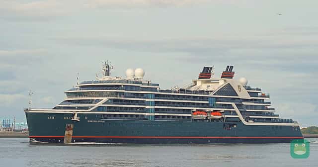 Seabourn Venture at Hoek van Holland, Netherlands, July 2022