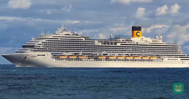 Costa Firenze at sea, 2021