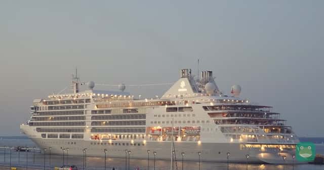 Silver Moon at the Port of Tallinn, August 2022