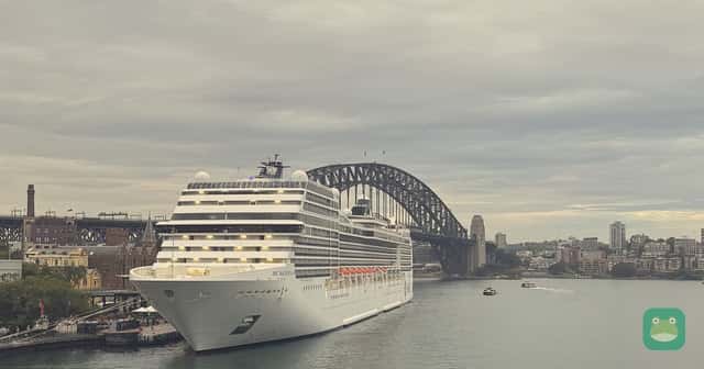 MSC Magnifica in Sydney during her 2026 world cruise