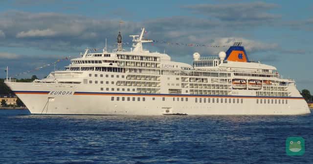 Europa in Stockholm harbour, August 2013