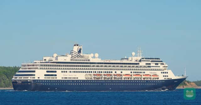 Volendam outbound from Halifax, Nova Scotia, June 2024