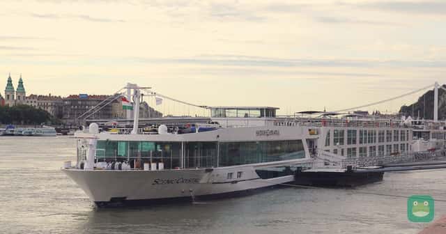 Scenic Crystal moored in Budapest, Hungary, 2012
