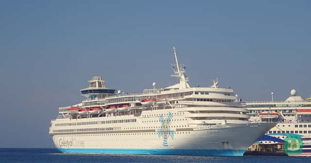 Celestyal Olympia at Rhodes, August 2023