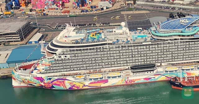Norwegian Aqua at Southampton, March 2025