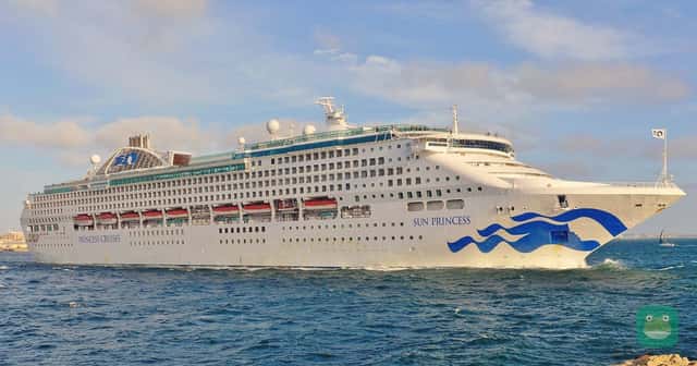 Sun Princess at Fremantle, Western Australia, 2018