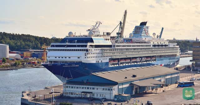Marella Explorer berthed in Stockholm, 2019