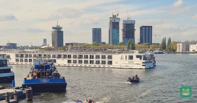 Viking Gersemi on the IJ in Amsterdam, 2022